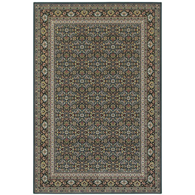 Oriental Weavers Kashan 180L1 Navy / Multi Indoor Area Rug - 7'10" x 10'10"