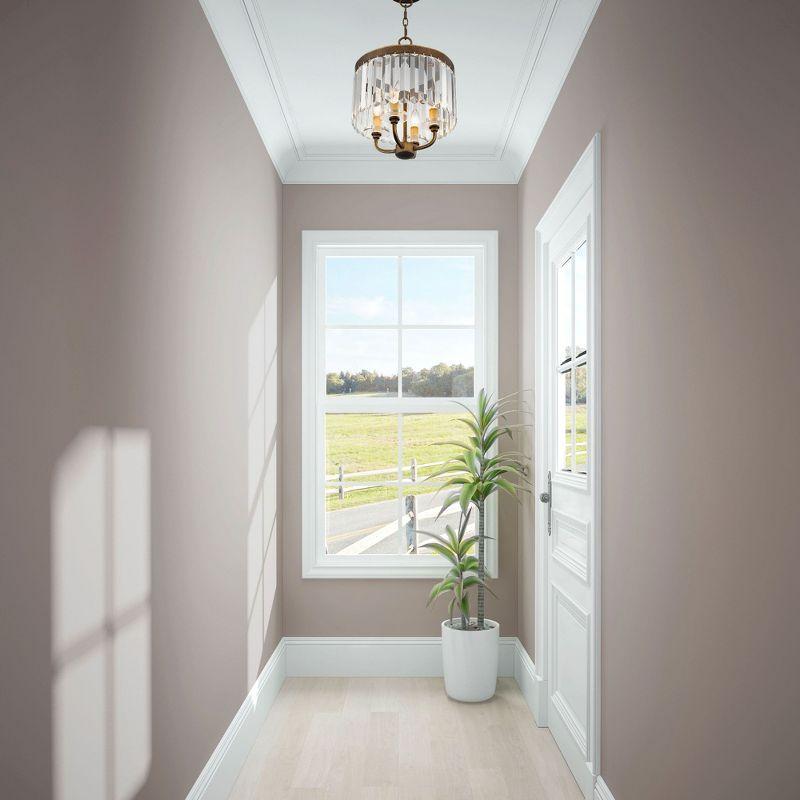 Livex Lighting Ashton 4 - Light Chandelier in  Hand Painted Palacial Bronze