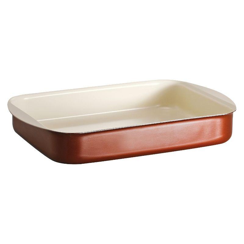 Metallic Copper 14" x 10" Nonstick Aluminum Roasting Pan