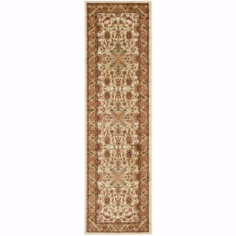 Lyndhurst LNH211 Power Loomed Runner Rug - Ivory/Tan - 2'3"x12' - Safavieh.