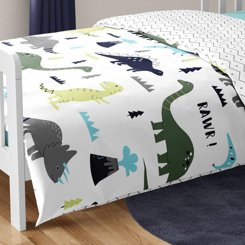 Mod Dinosaur Toddler Comforter Set