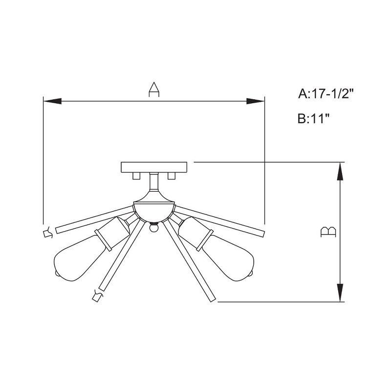 Eya Semi Flush Mount