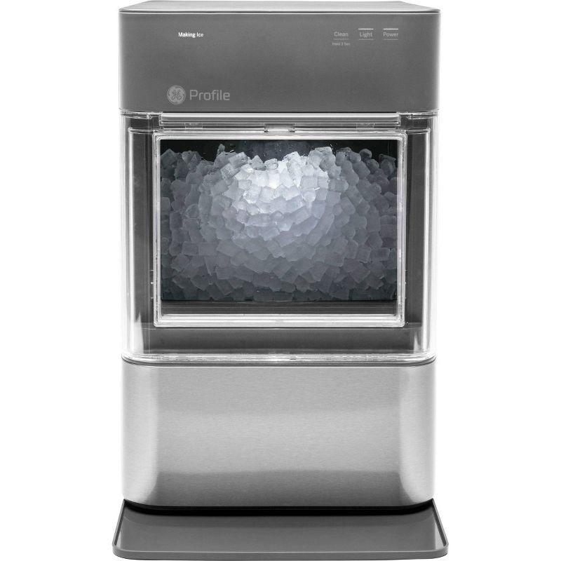 GE Profile  38lb Opal 2.0 Nugget Countertop Ice Maker Silver