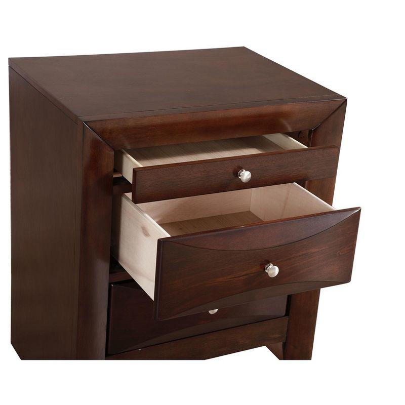 Passion Furniture Marilla 3-Drawer Nightstand (28 in. H x 23 in. W x 17 in. D)