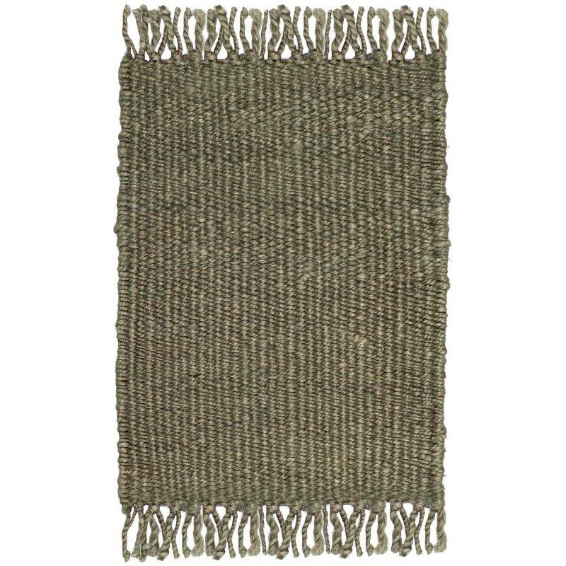 Natural Fiber NF368 Hand Woven Indoor Accent Rug - Green - 3'x5' - Safavieh