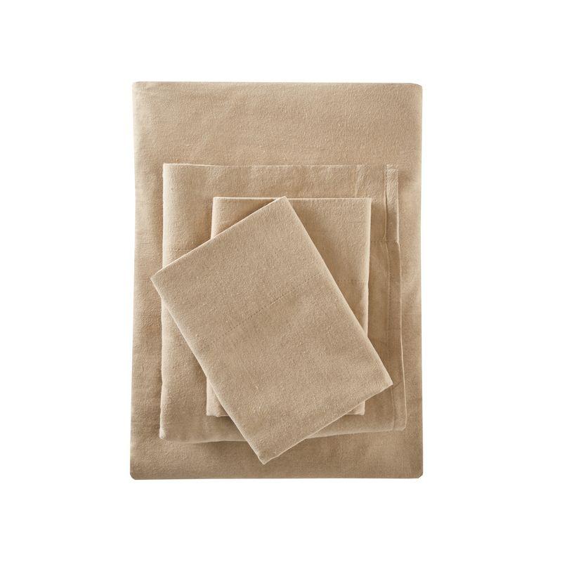 Madison Park Cozy Flannel 100% Cotton Sheet Set