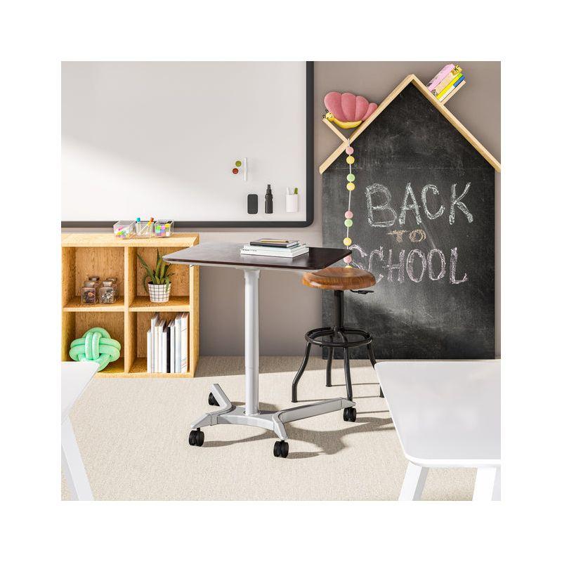 Seville Classics AIRLIFT® airLIFT 28" W Adjustable Height Rolling Laptop Desk Stand