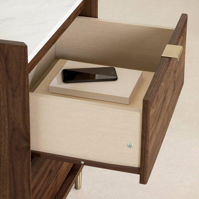 Hype 2 Drawer End Table with Storage