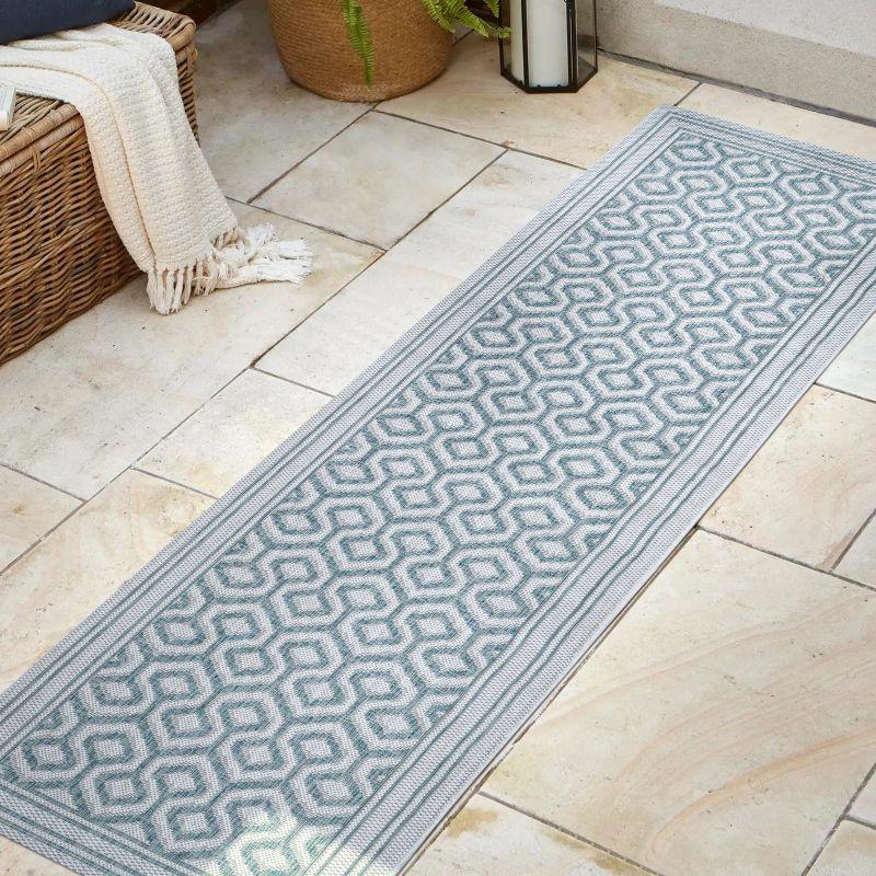 Marvao Diamond Trellis Indoor/Outdoor Area Rug - JONATHAN Y