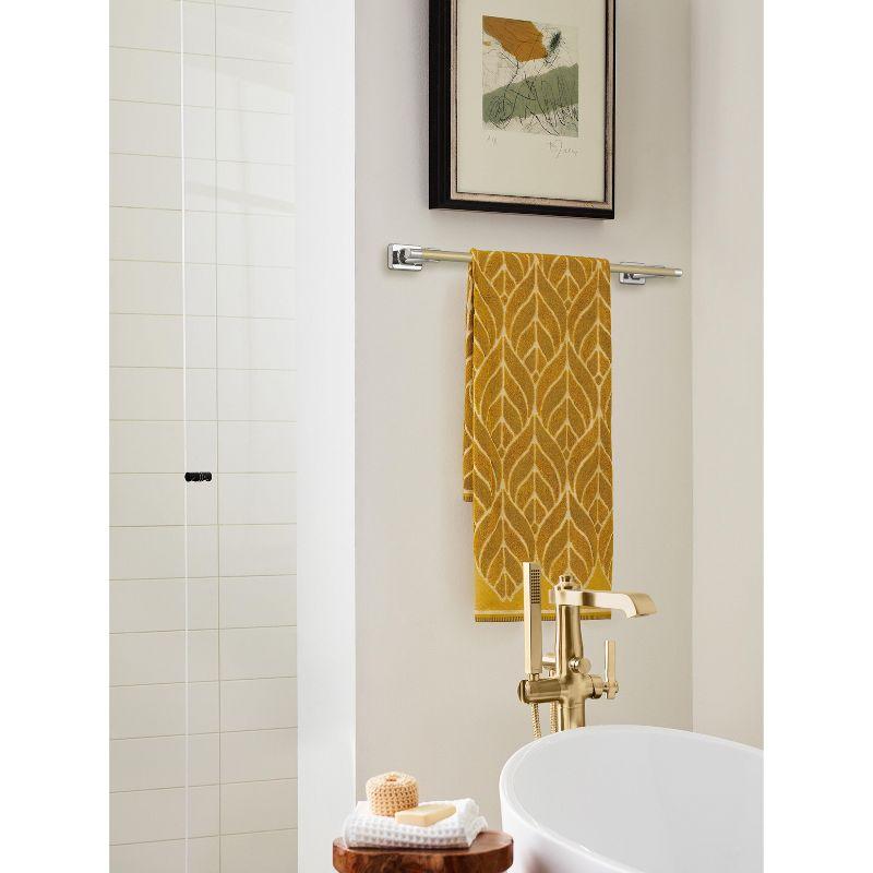 Amerock Esquire Polished Nickel/Golden Champagne 24 inch (610mm) Towel Bar