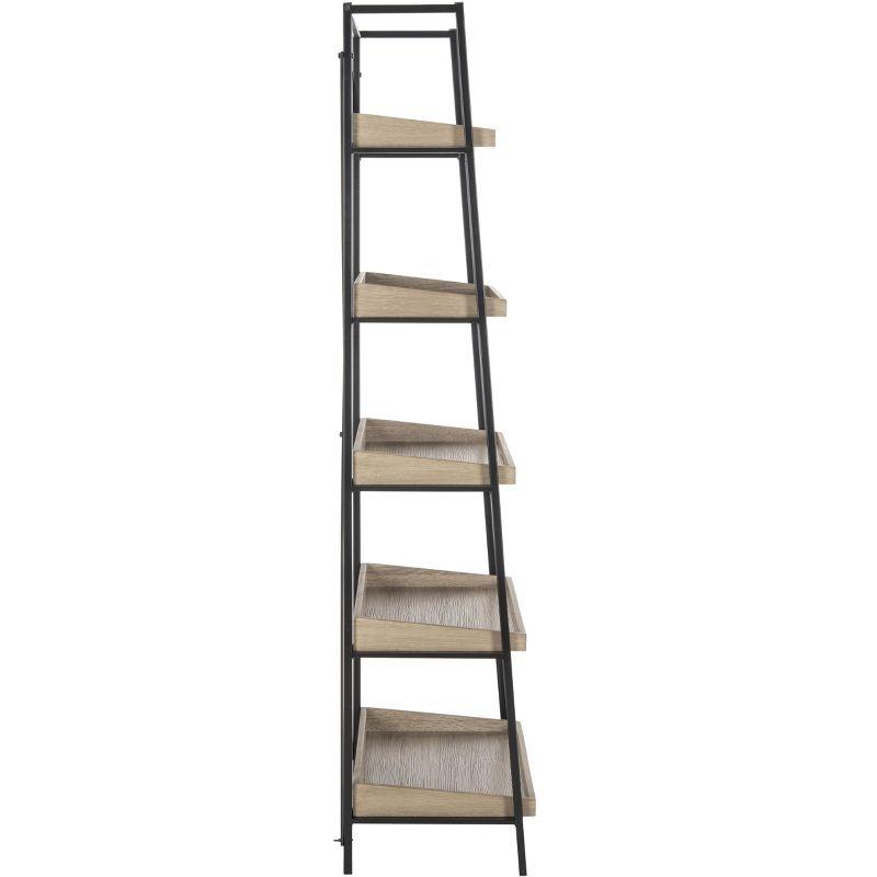 Joel Etagere - FOX4272 - Light Brown/Black - Safavieh Couture