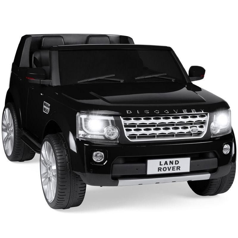 Black 12V 2-Seater Land Rover Ride-On SUV with Remote Control