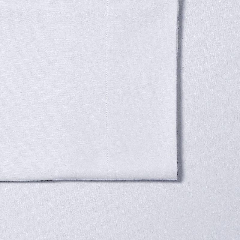 White Cotton Extra Deep Pocket Flannel Sheet Set