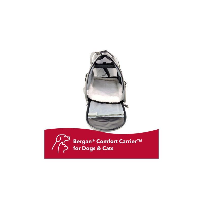 Coastal Pet Bergan Comfort Carrier - Heather Grey Large (19 x 10 x 13 Inches)