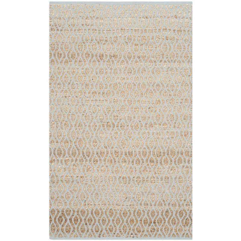 Cape Cod CAP821 Hand Woven Accent Rug - Silver/Natural - 3'x5' - Safavieh.