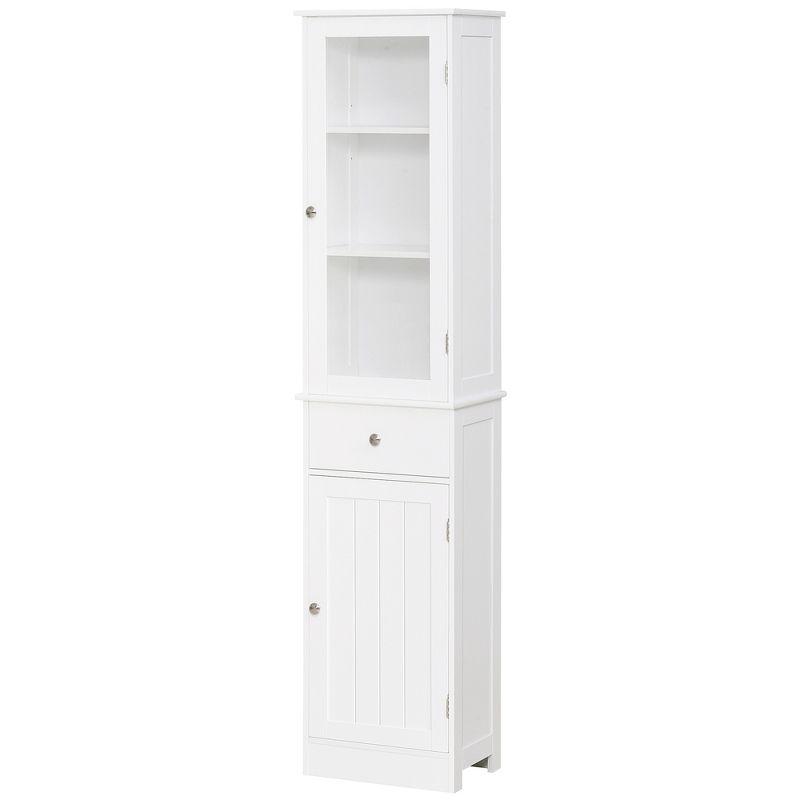 NRANTUM kleankin Slim Bathroom Storage Cabinet, Tall Bathroom Cabinet