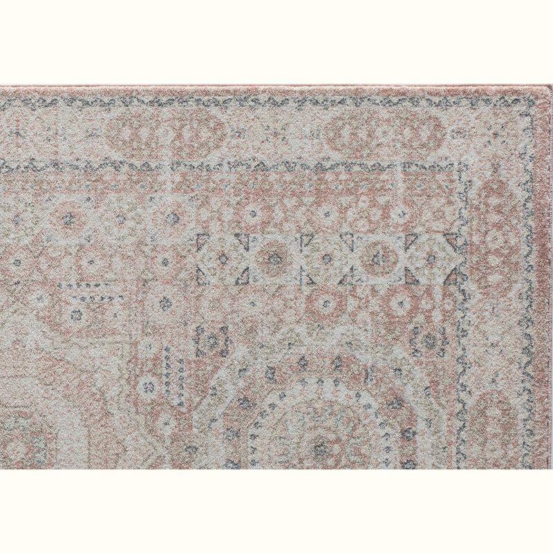 Rugs America Harper Pink Transitional Vintage Area Rug