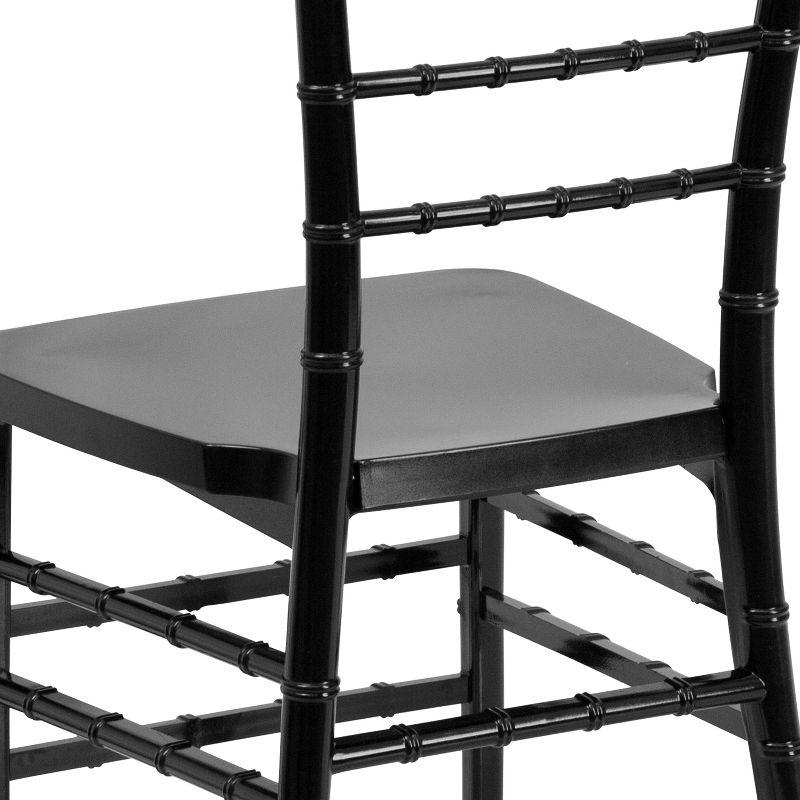 Flash Furniture HERCULES PREMIUM Series Black Resin Stacking Chiavari Chair