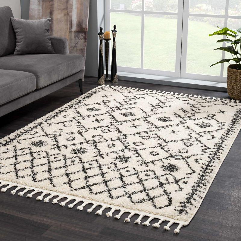 Hauteloom Rectangle Area Rug   Charcoal