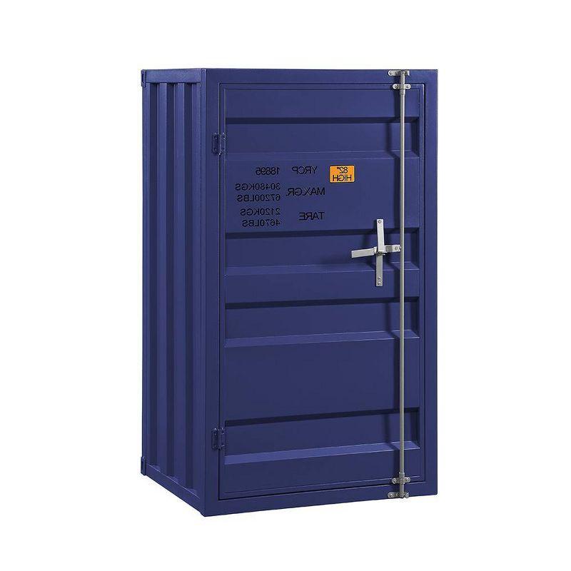 28" CargoChest Blue - Acme Furniture: Metal Storage Locker, No Assembly Required