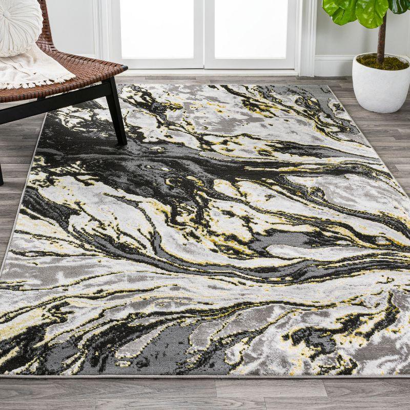 JONATHAN Y Swirl Marbled Abstract Casual Indoor Area Rug