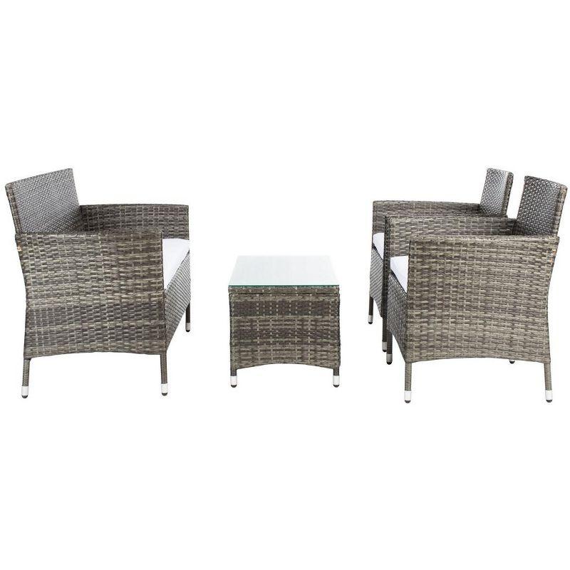 Bandele 4 Piece Patio Outdoor Living Set  - Safavieh