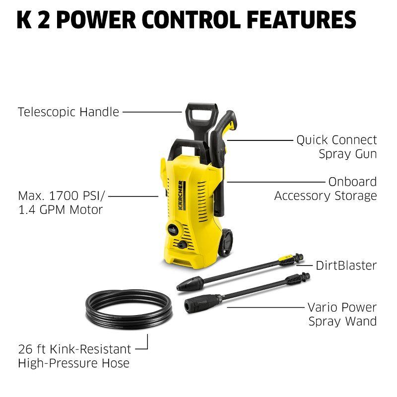 Karcher K 2 Power Control Electric Pressure Washer