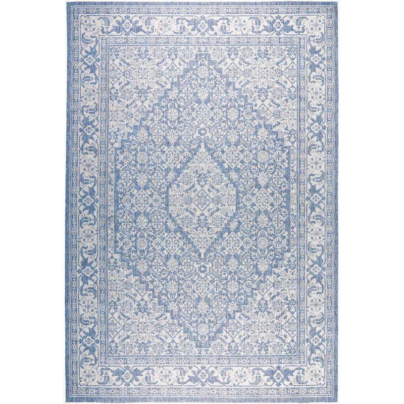 Persian Persian Inspired Blue/Gray Area Rug