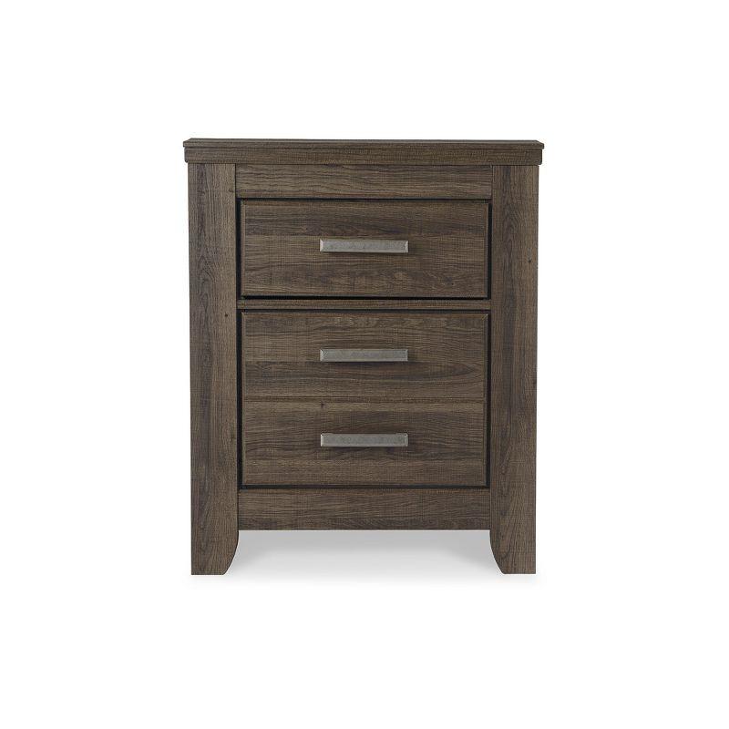 Signature Design by Ashley Casual Juararo 2 Drawer Nightstand, Dark Brown