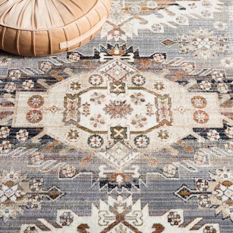 Vintage Persian VTP645 Power Loomed Area Rug - Grey/Cream - 5'3"x7'7" - Safavieh.