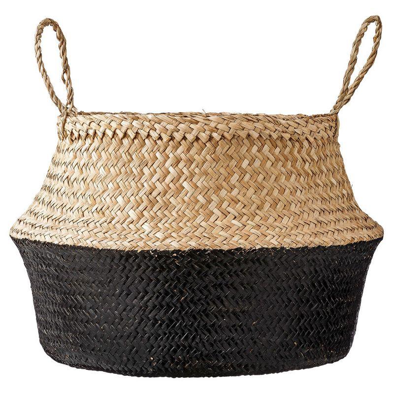 Handmade Seagrass Basket With Handles 1