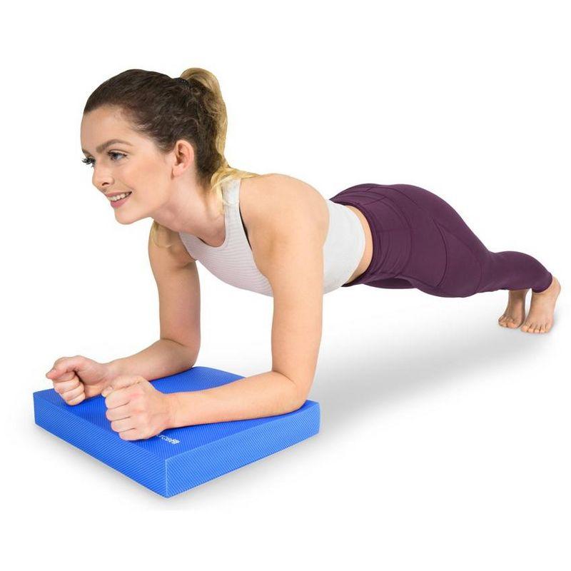 ProsourceFit Exercise Balance Pad 15.5x12.75-in, Blue