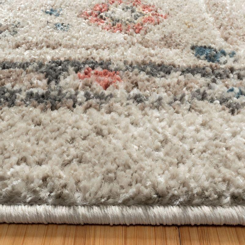 Heirloom Dov Transitional Oriental Border Floral Ivory Polypropylene Area Rug