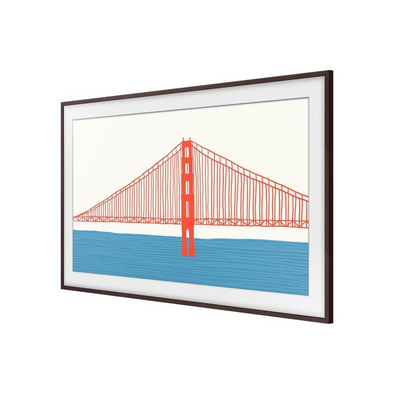 Samsung 43" The Frame Customizable Bezel - Modern Brown