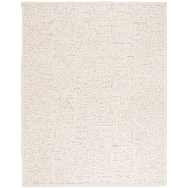 Textural TXT107 Hand Tufted Indoor Area Rug - Ivory - 8'x10' - Safavieh