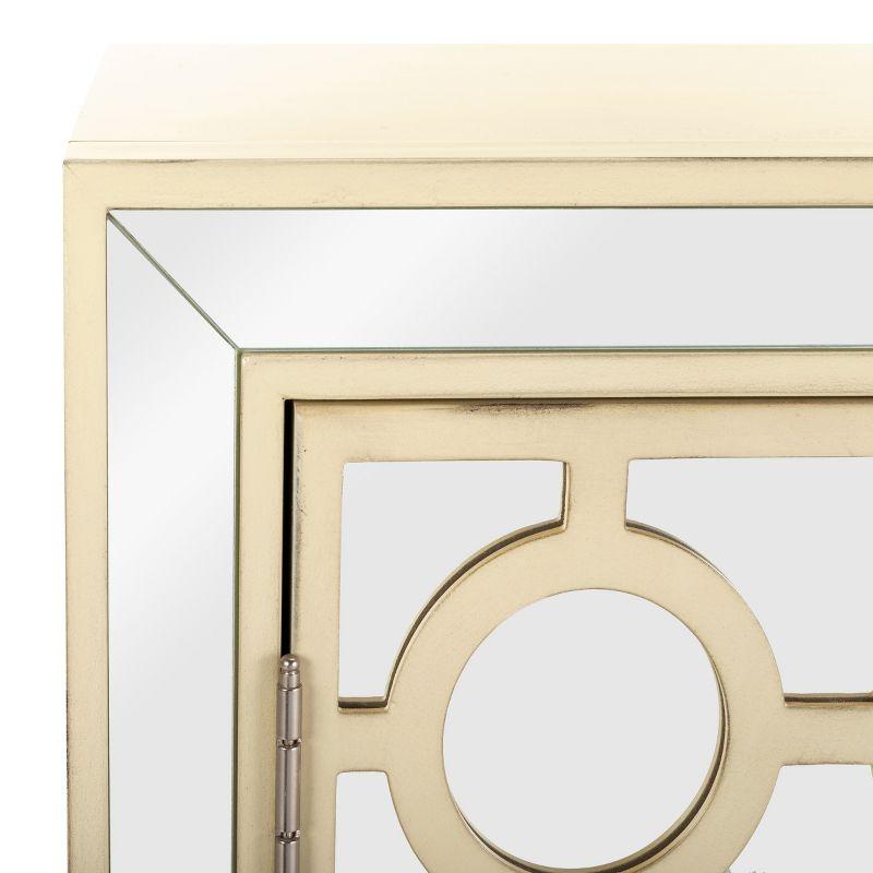 Kaia 2 Door Chest - CHS6404 - Antique Beige/Mirror - Safavieh
