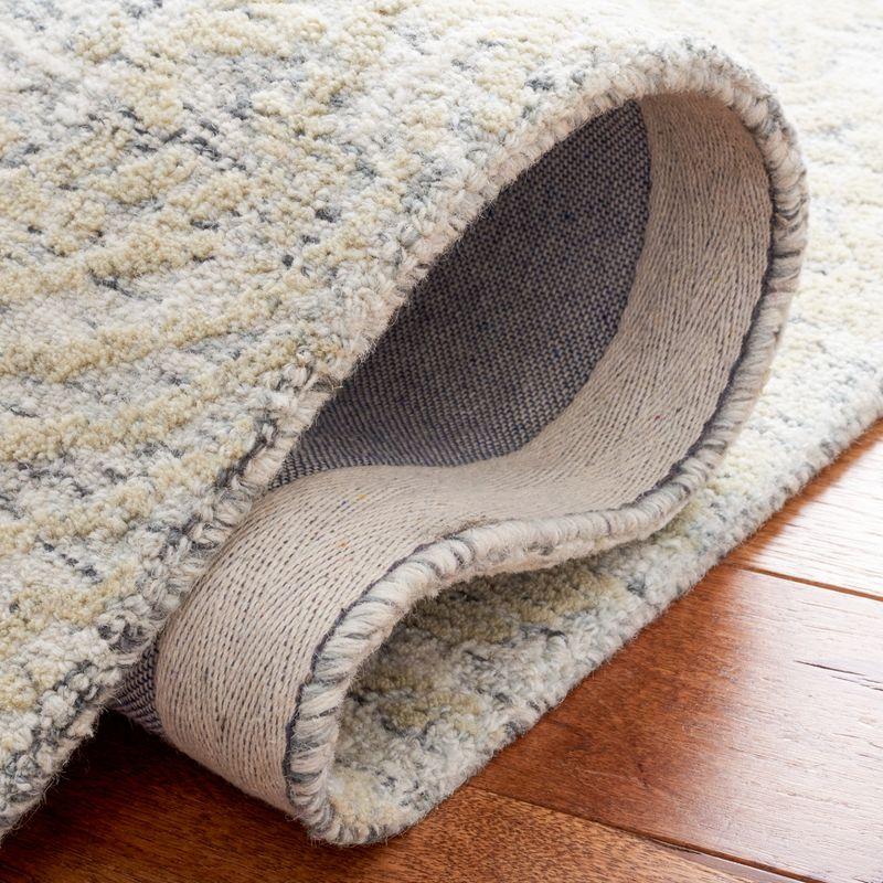 Metro MET905 Hand Tufted Area Rug - Gray/Ivory - 6'x6' - Safavieh.