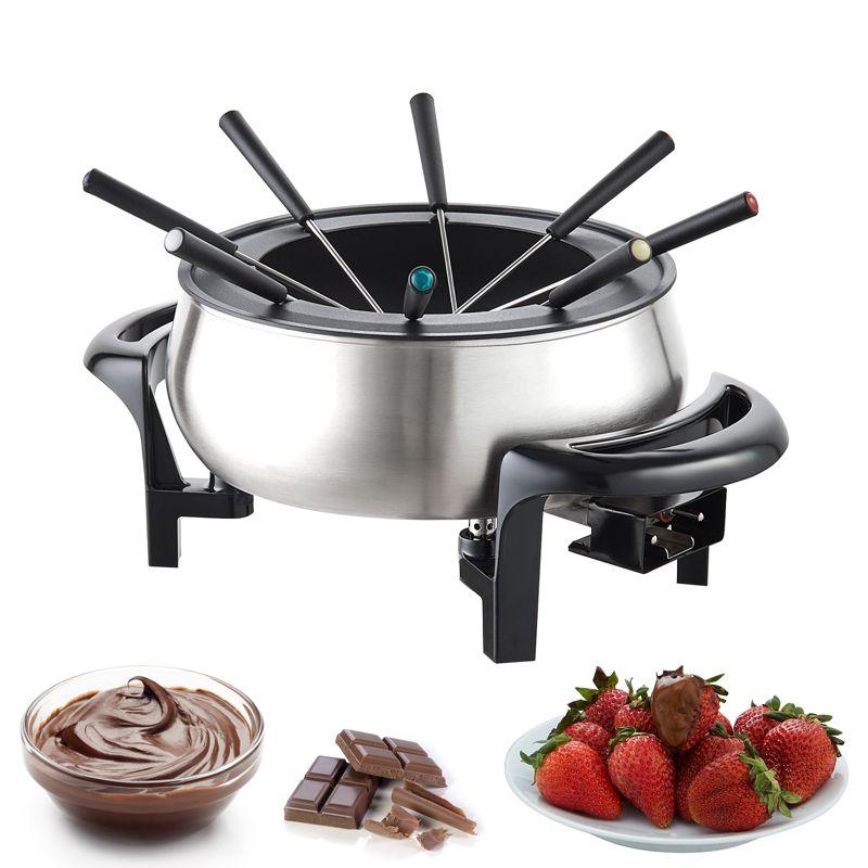 Vevor 3 qt. Stainless Steel Fondue Set & Reviews | Wayfair
