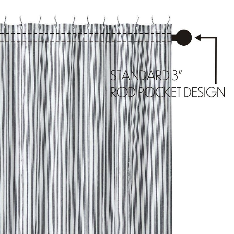VHC Brands Sawyer Mill Cotton Striped Shower Curtain