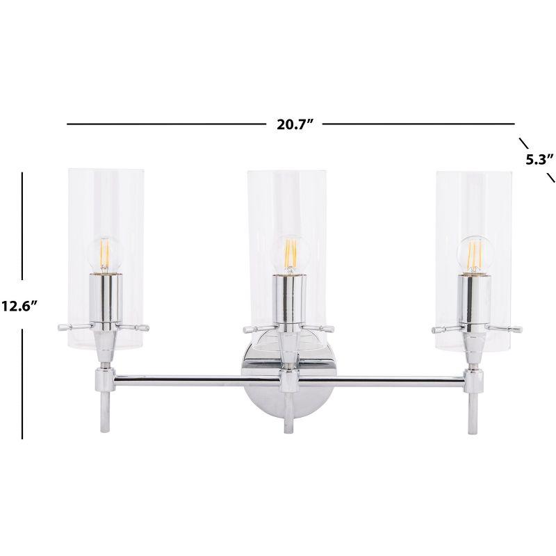 Norala Vanity Sconce - SCN5001 - Chrome - Safavieh