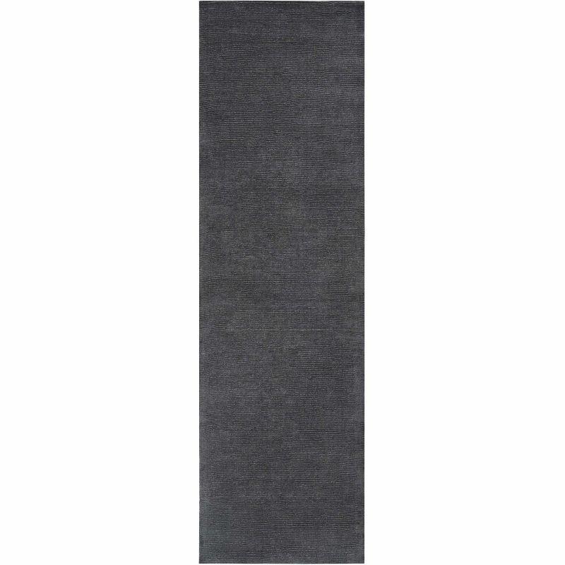 Hauteloom Brockton Solid Black Wool Rug