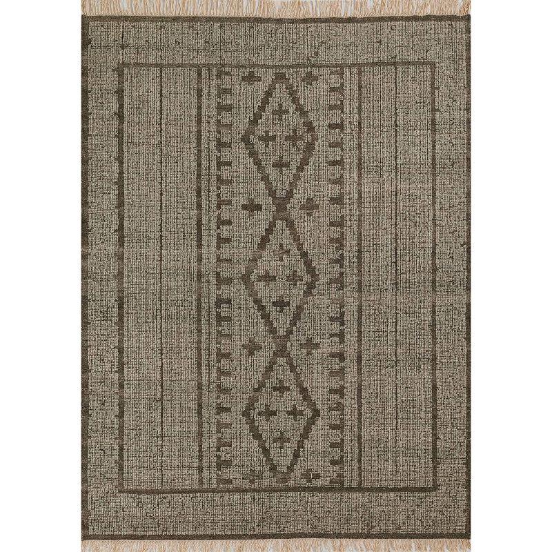 Journee Handwoven Wool Rug - 2' x 3'