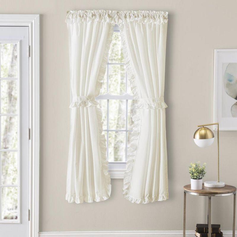 A.L. Ellis Inc. Tailored 80'' W Cafe Curtain in