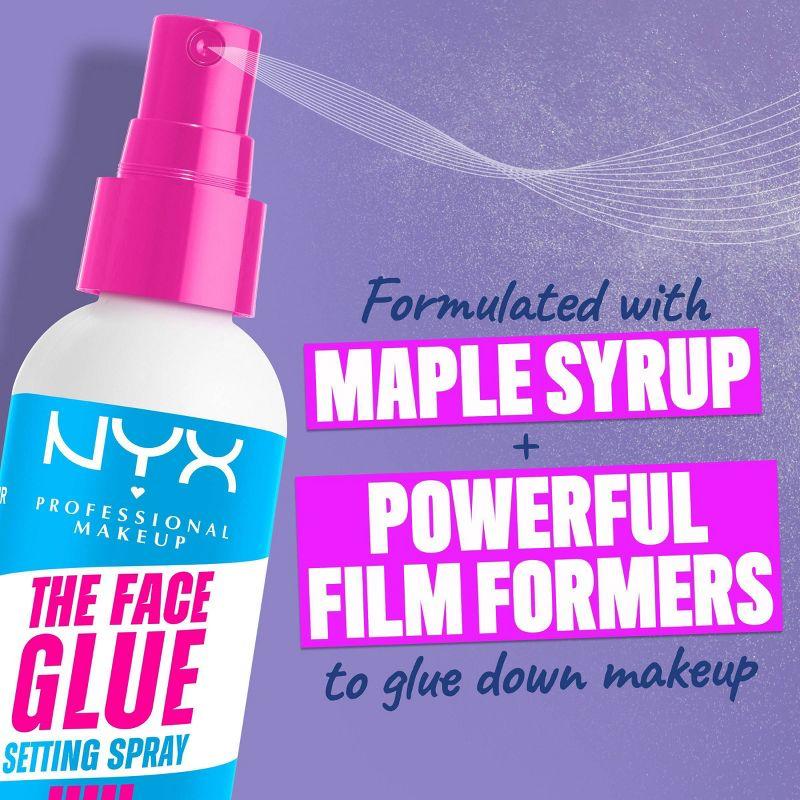 NYX Professional Makeup The Face Glue Makeup Setting Spray - 2 fl oz