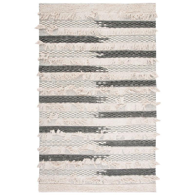 Natura NAT655 Hand Woven Accent Rug - Beige/Grey - 3'x5' - Safavieh.
