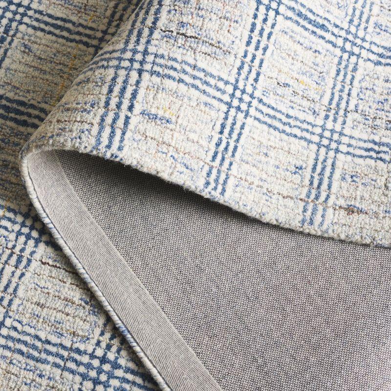 Safavieh Ebony Hand Tufted Wool Pile Plaid Rug