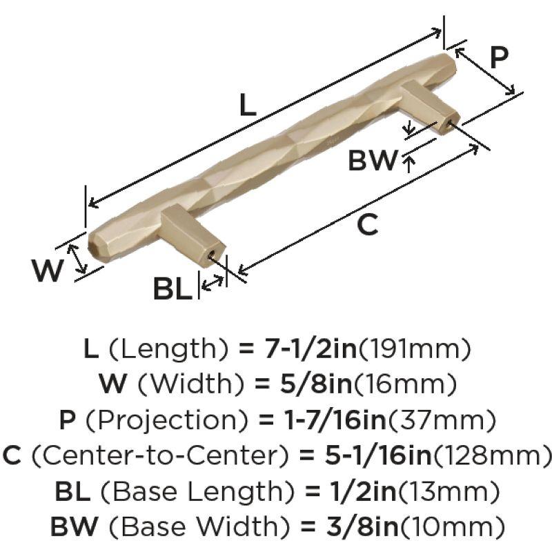 St. Vincent 5 1/16" Center to Center Bar Pull