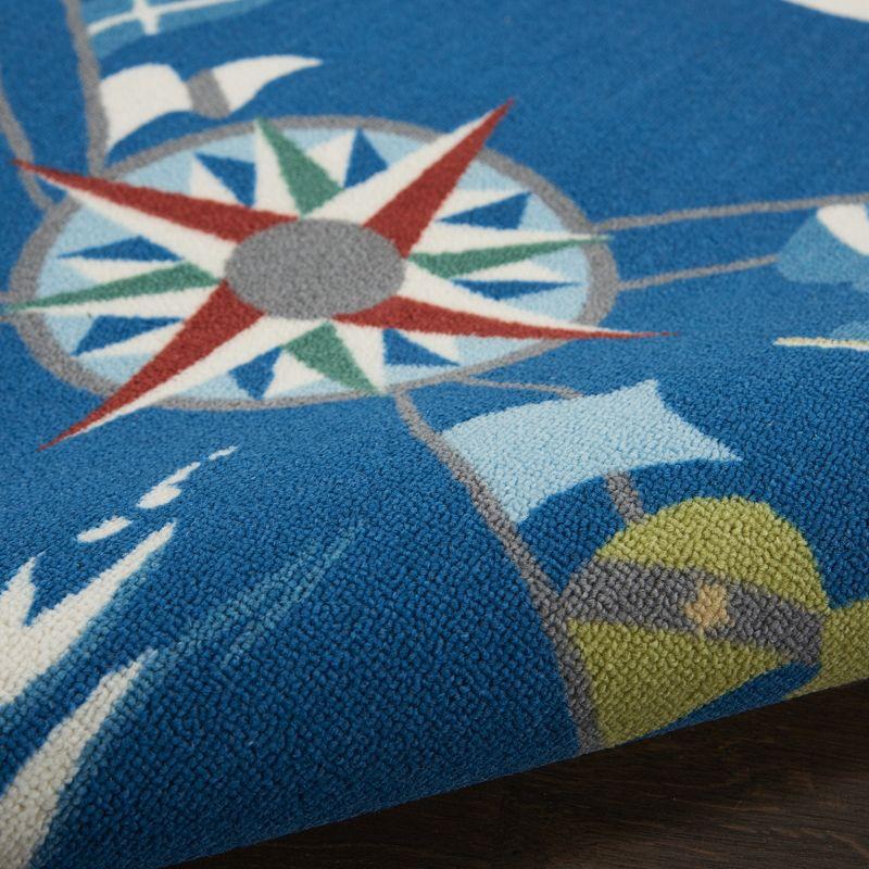 Waverly Navy Outdoor Area Rug