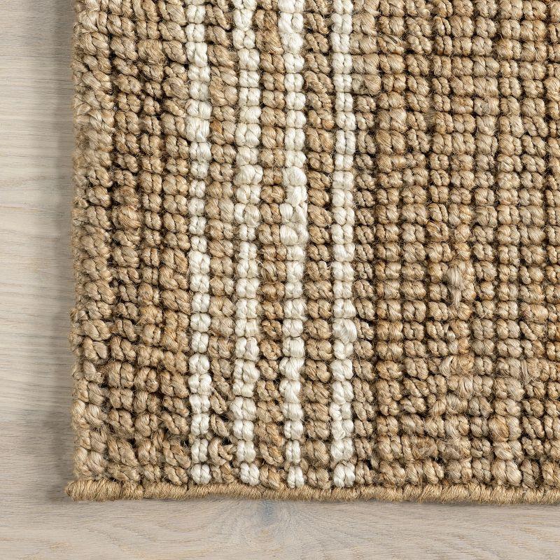 Arvin Olano x Rugs USA Hanna Striped Jute Area Rug