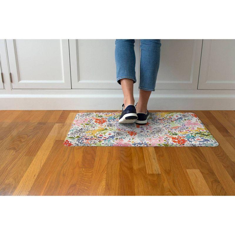 Multicolor Floral Anti-Fatigue Comfort Mat 32" x 20"